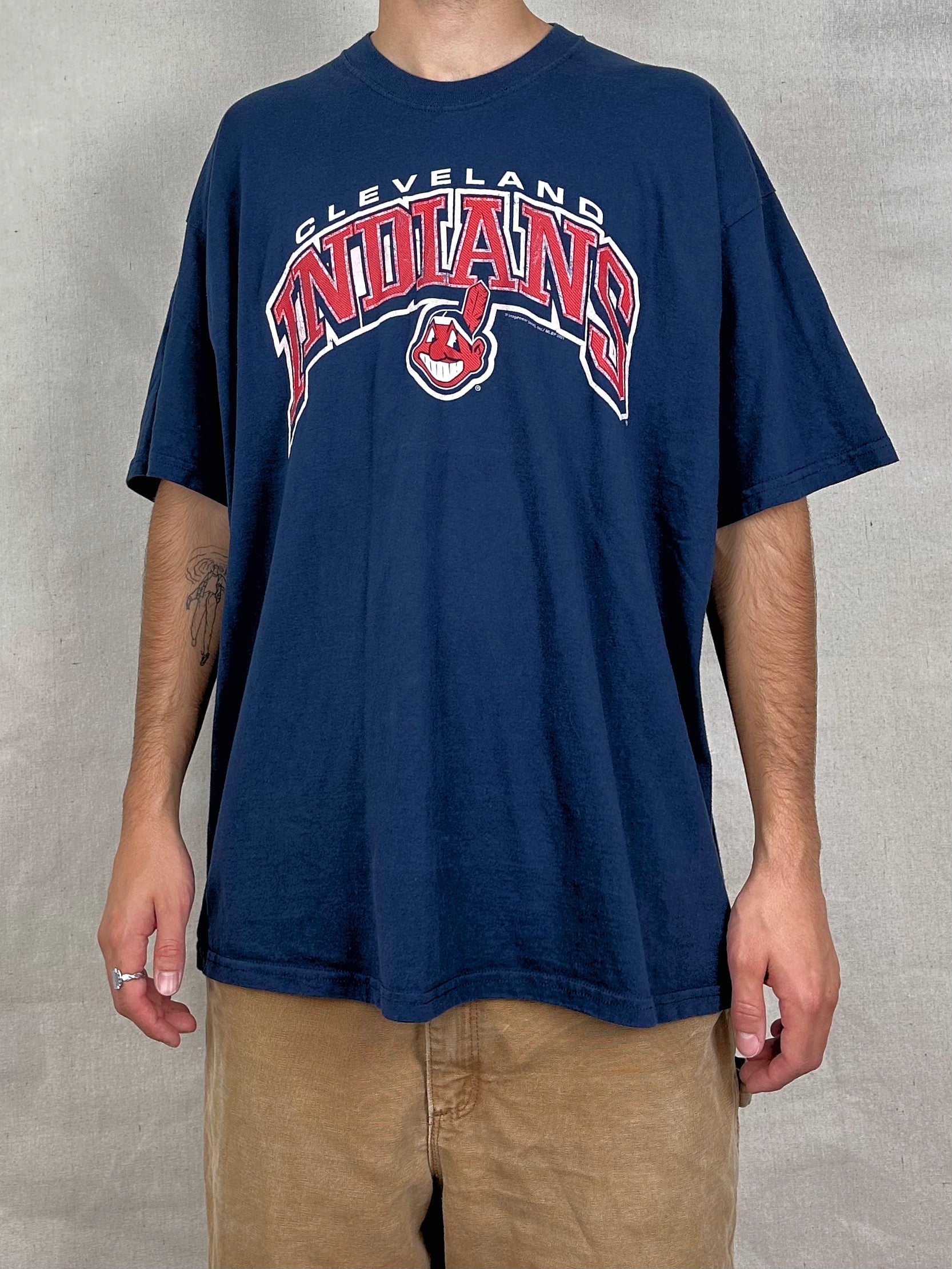 Cleveland indians retro t shirt sale