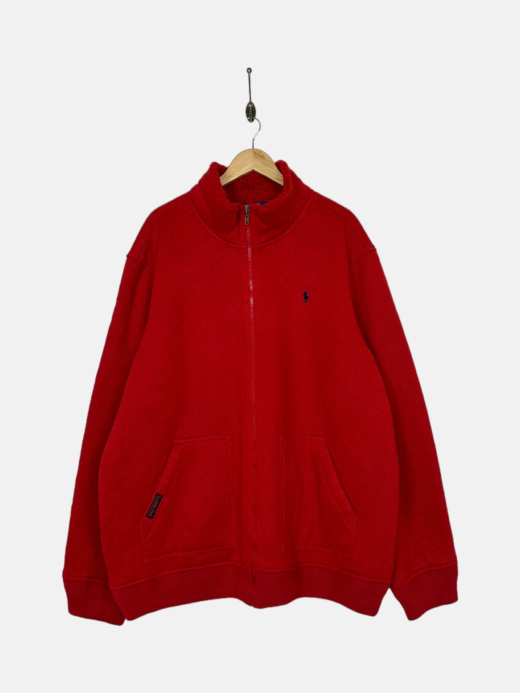 Vintage polo fleece jacket 2024