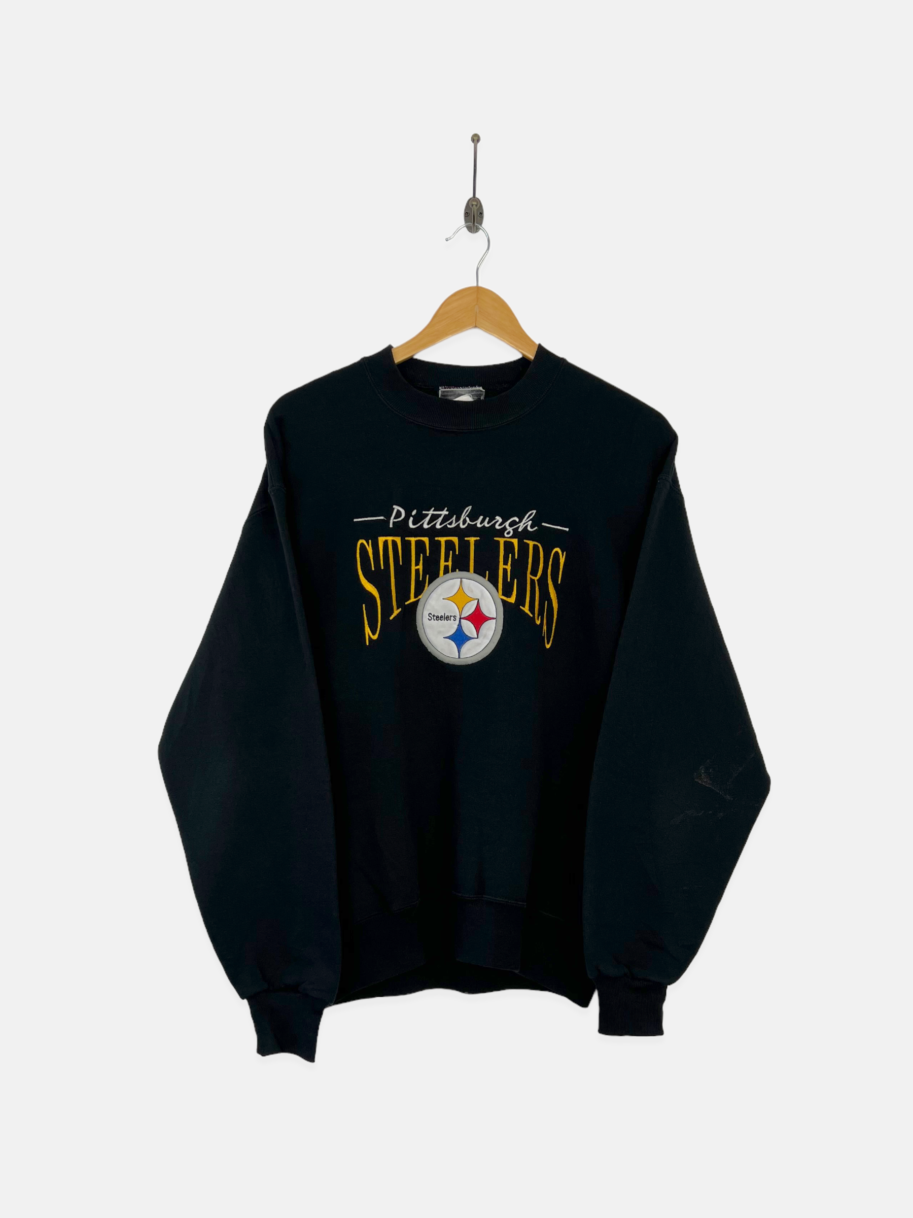 Vintage Lee Sport Pittsburgh Steelers Sweatshirt Nutmeg Mills Black Sizexl  90s Clothing VTG Style -  Canada