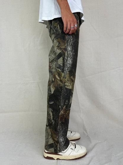 90's Wrangler Realtree Camo Vintage Double Knee Jeans Size 31x31