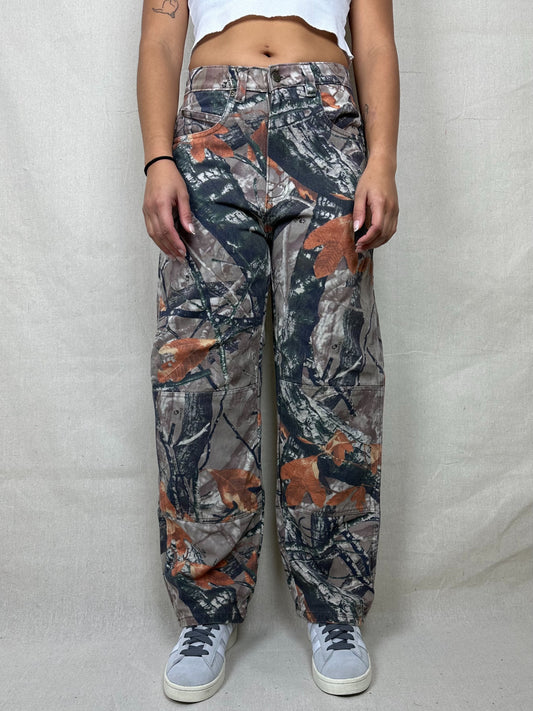 90's Wrangler Realtree Camo Double Knee Vintage Jeans Size 30x29