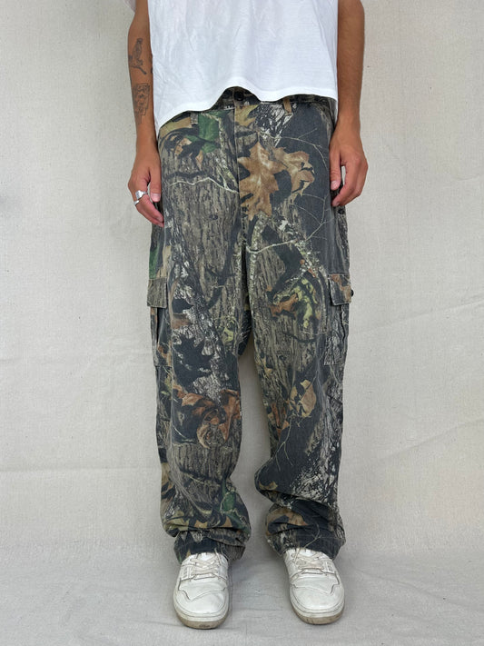 90's Realtree Camo Vintage Cargo Pants Size 36x33