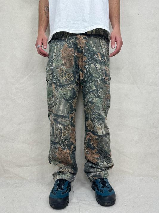 90's Realtree Camo Vintage Cargo Pants Size 32x33