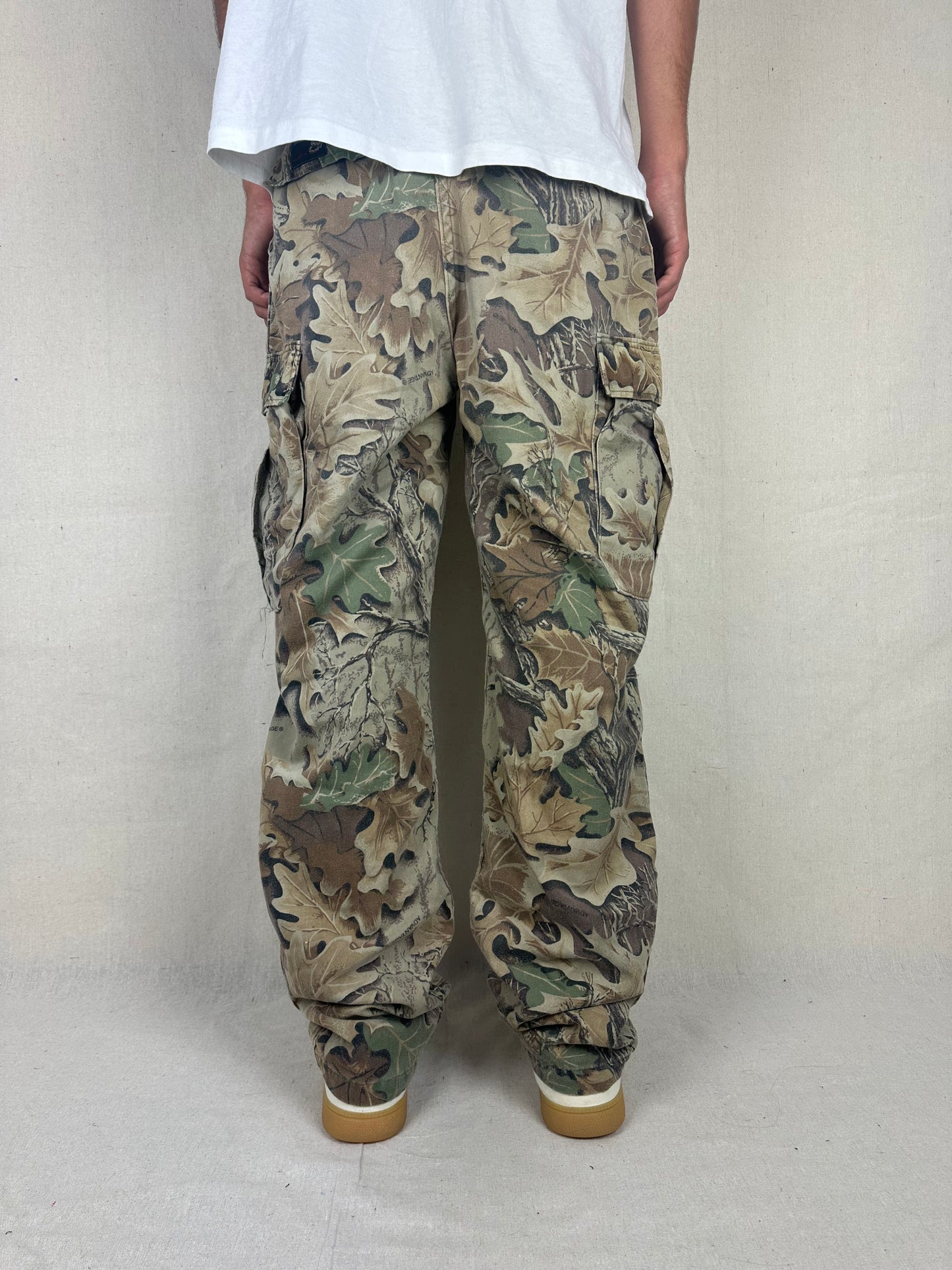 90's Realtree Camo USA Made Vintage Cargo Pants Size 34x33