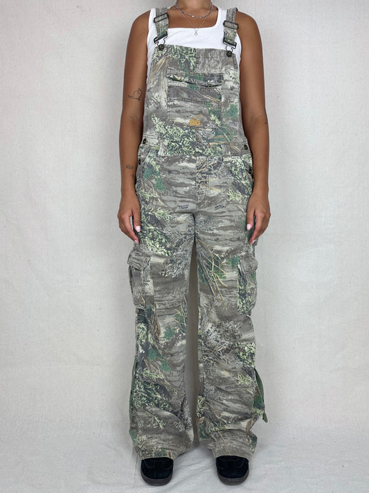 Realtree Girl Camo Vintage Dungarees/Overalls Size 28"