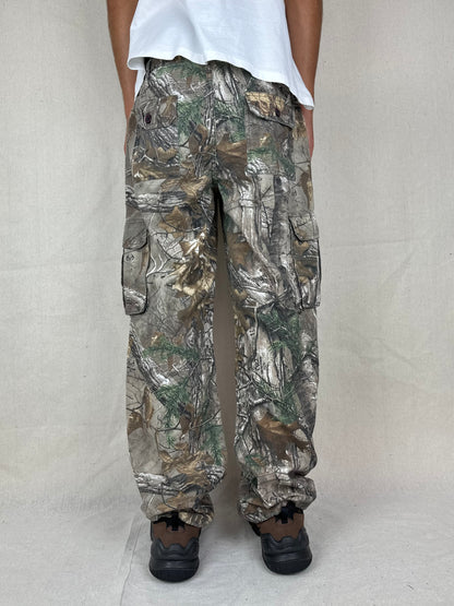 90's Realtree Camo Vintage Cargo Pants Size 34x31