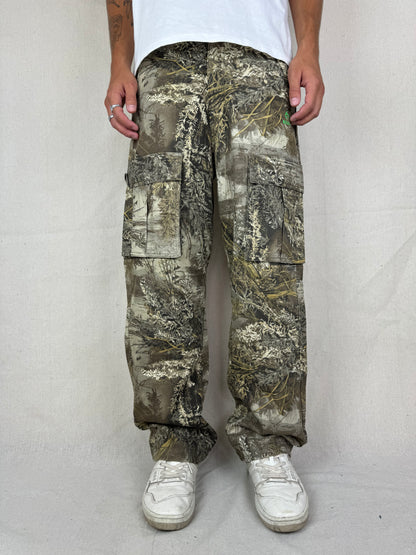 90's Realtree Camo Vintage Cargo Pants Size 33x31