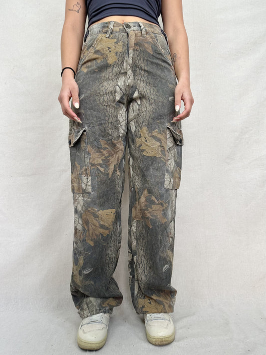 90's Realtree Camo Vintage Cargo Pants Size 28x32