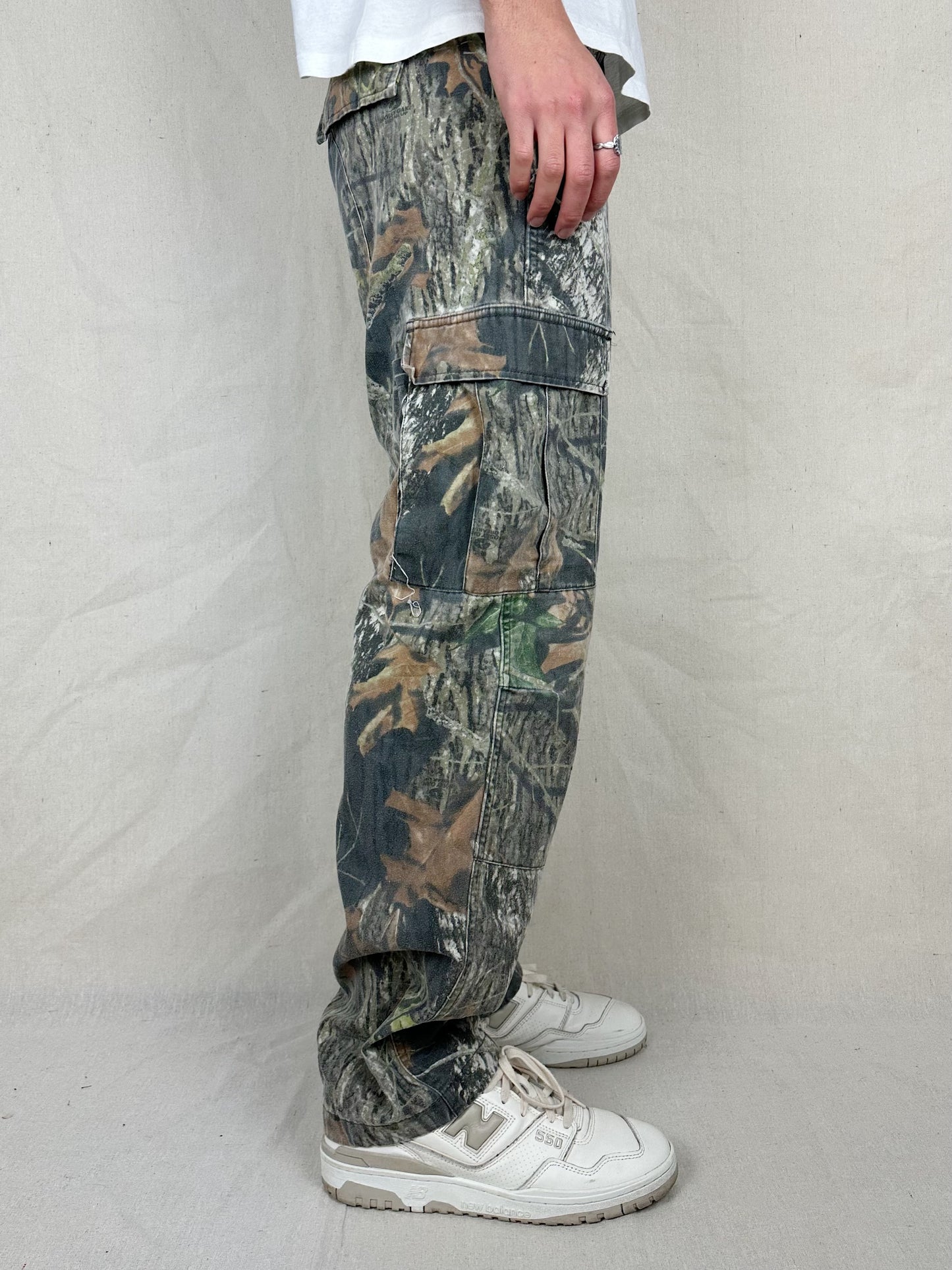 90's Realtree Camo Vintage Cargo Pants Size 33x32