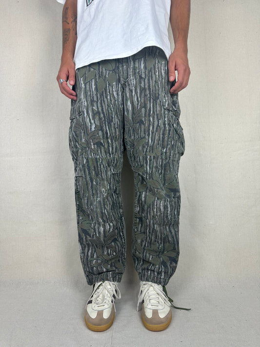 90's Realtree Camo Vintage Cargo Pants Size 34x30