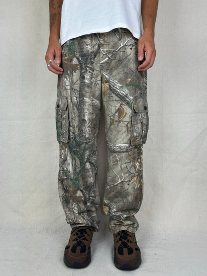 90's Realtree Camo Vintage Cargo Pants Size 34x31