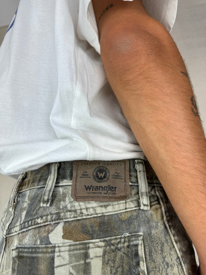 90's Wrangler Realtree Camo Vintage Denim Jeans Size 33x30