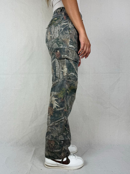 90's Realtree Camo Vintage Cargo Pants Size 26x31