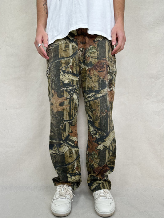 90's Realtree Camo Vintage Cargo Pants Size 33x31