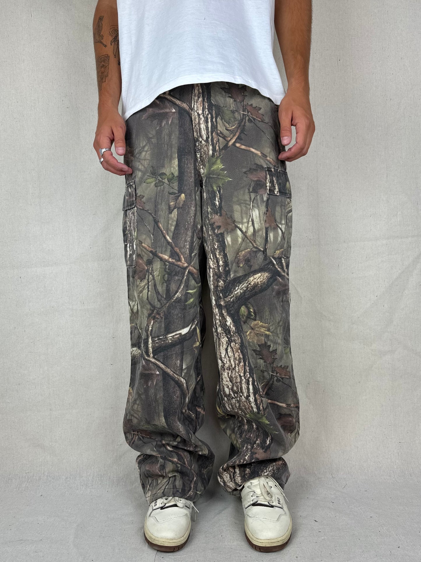 90's Realtree Camo Vintage Cargo Pants Size 32x33