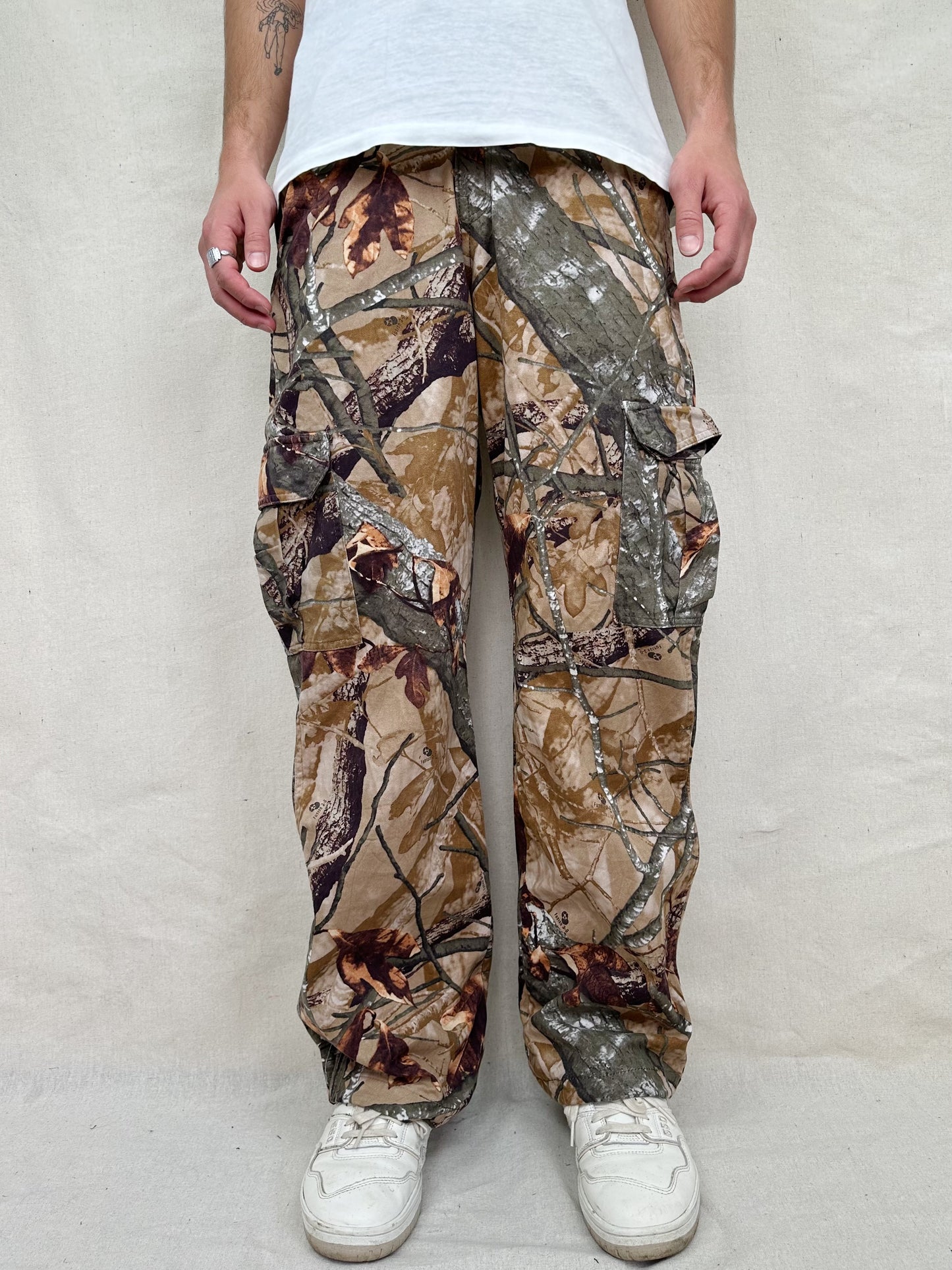 90's Realtree Camo Vintage Cargo Pants Size 31x32