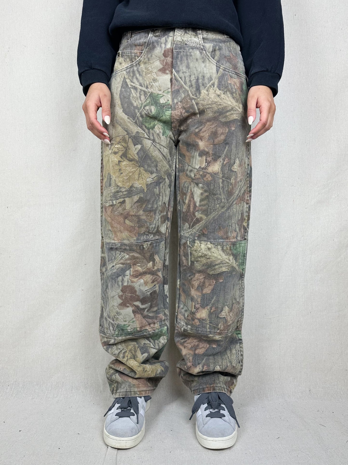 90's Realtree Camo Vintage Double Knee Jeans Size 31x32