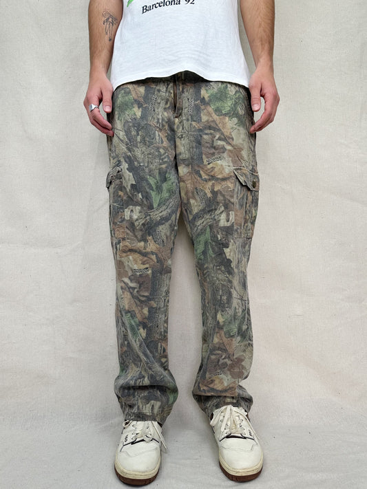 90's Realtree Camo Vintage Cargo Pants Size 33x31