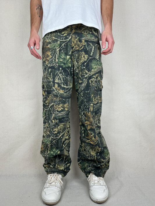 90's Realtree Camo Vintage Cargo Pants Size 32x30