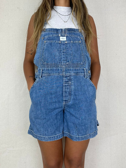 90's Calvin Klein Jeans Denim Overalls Shorts