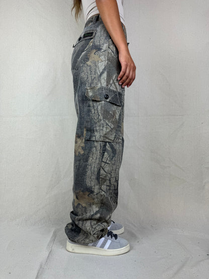 90's Realtree Camo Vintage Cargo Pants Size 30x31