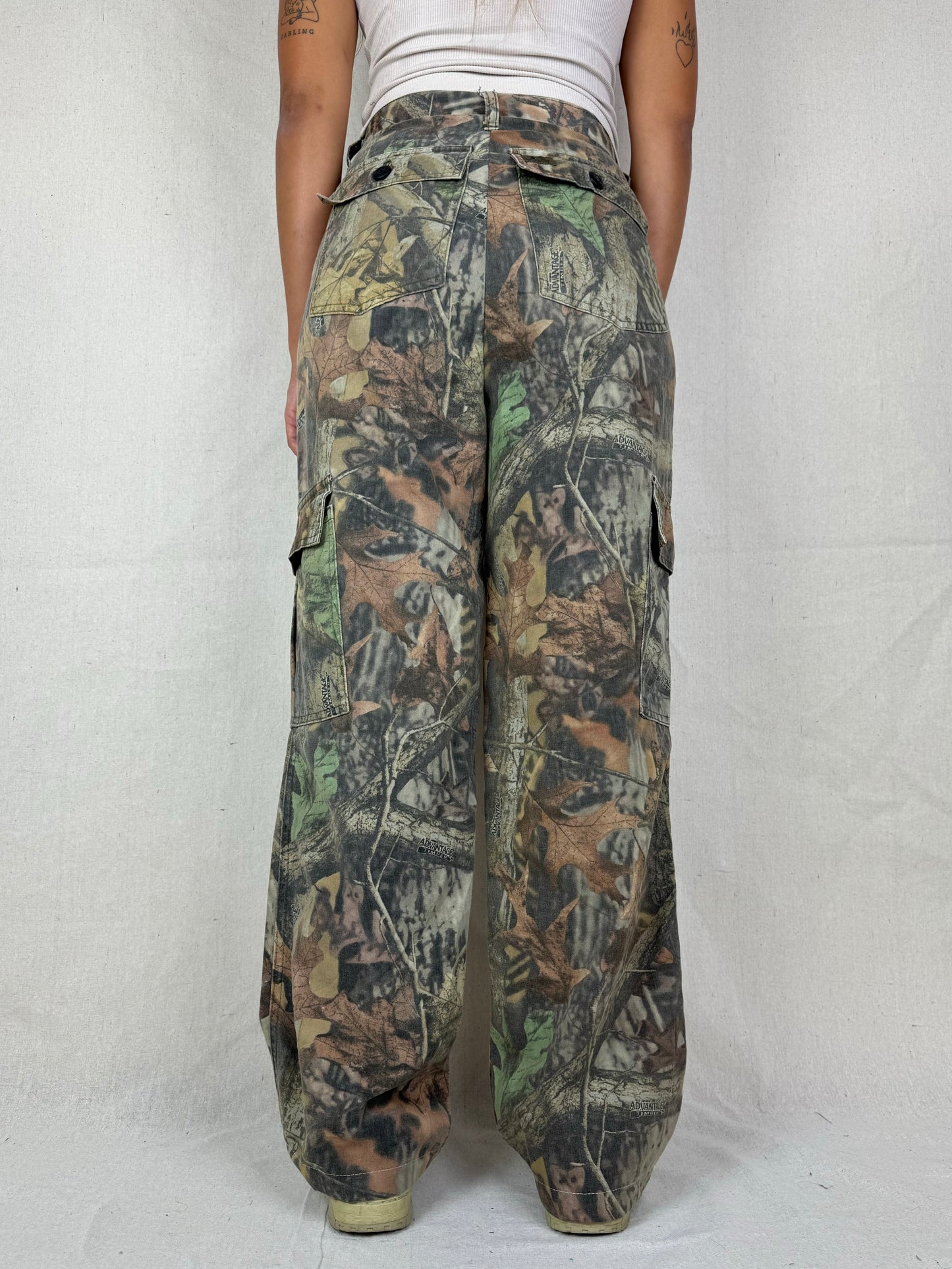 90's Realtree Camo Vintage Cargo Pants Size 28x30