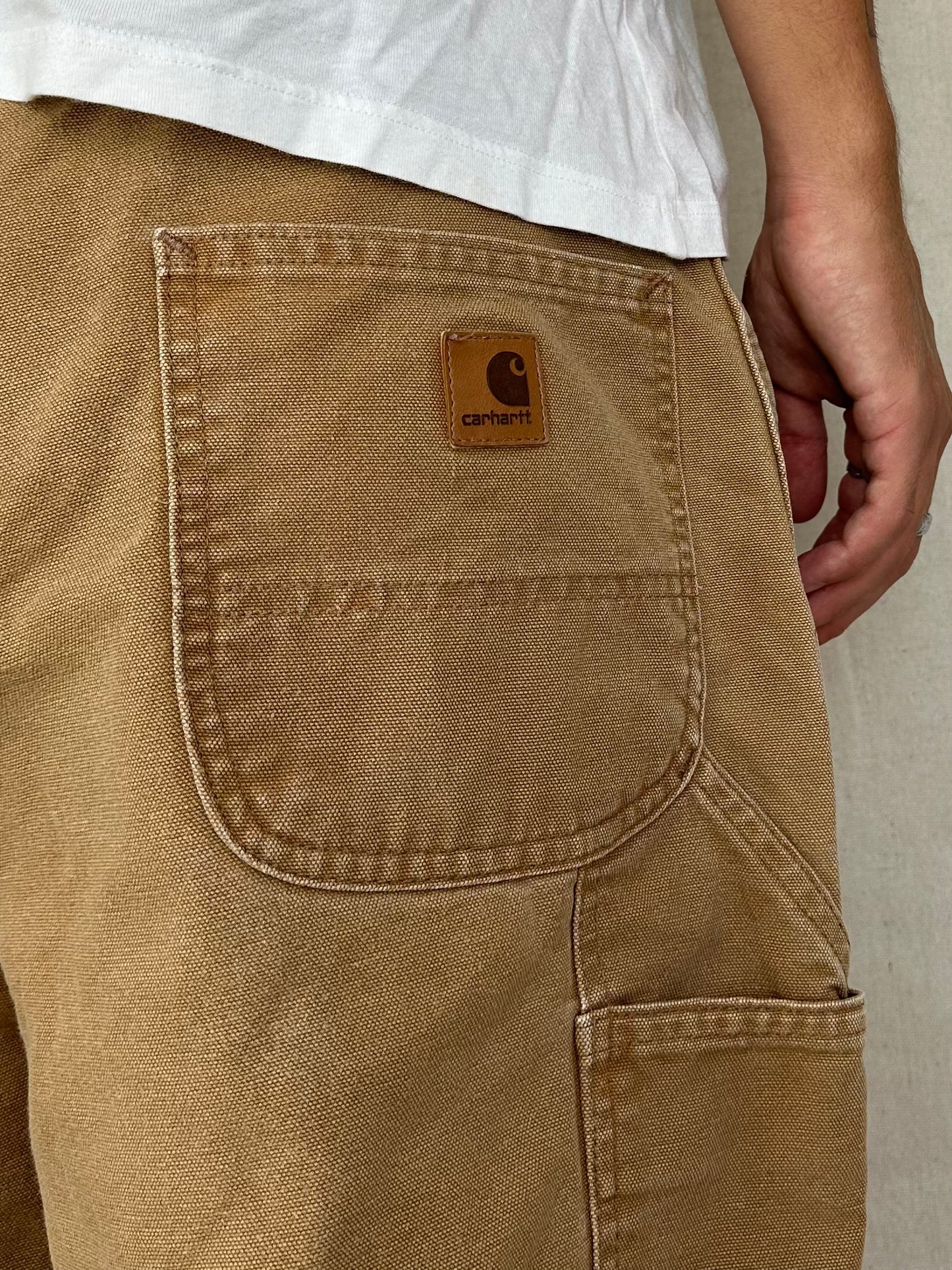 90's Carhartt Vintage Heavy Duty Carpenter Jeans Size 38x34