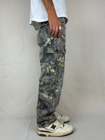 90's Realtree Camo Vintage Cargo Pants Size 35x32