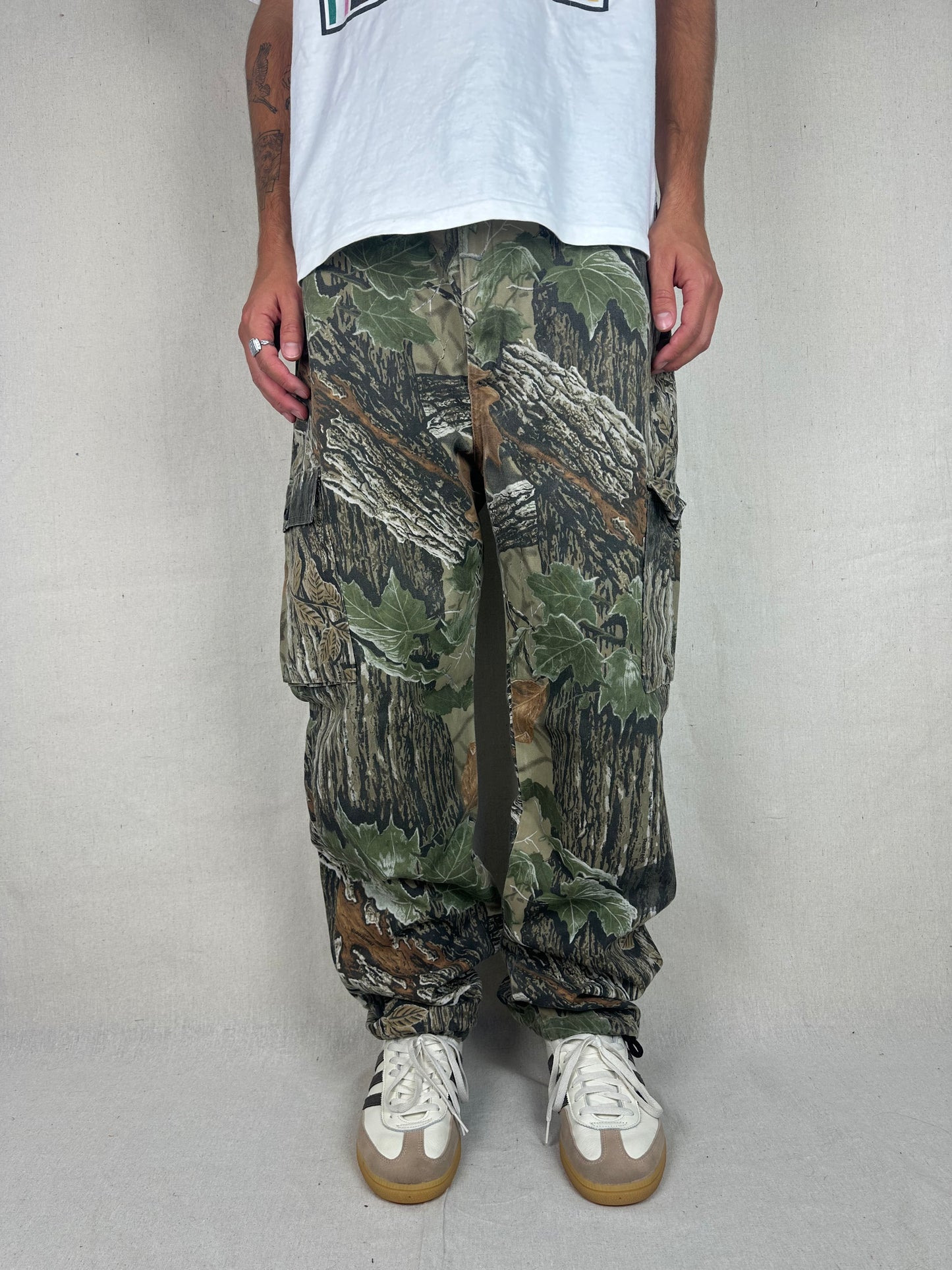 90's Realtree Camo USA Made Vintage Cargo Pants Size 38x32