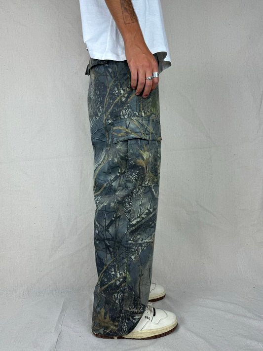 90's Realtree Camo Vintage Cargo Pants Size 34x30