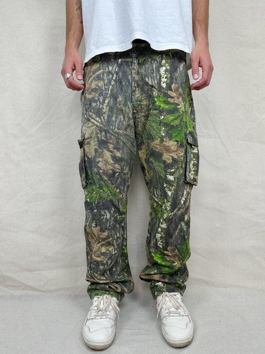 90's Realtree Camo Vintage Cargo Pants Size 37x32