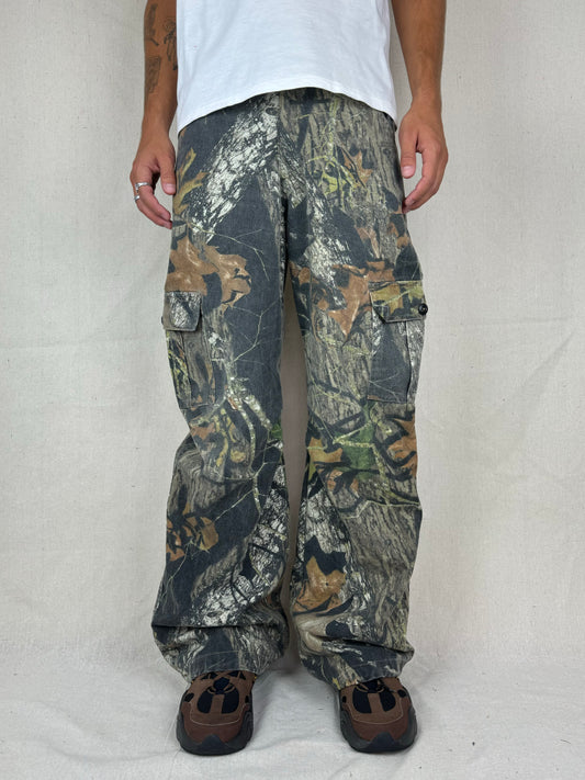 90's Realtree Camo Vintage Cargo Pants Size 31x33