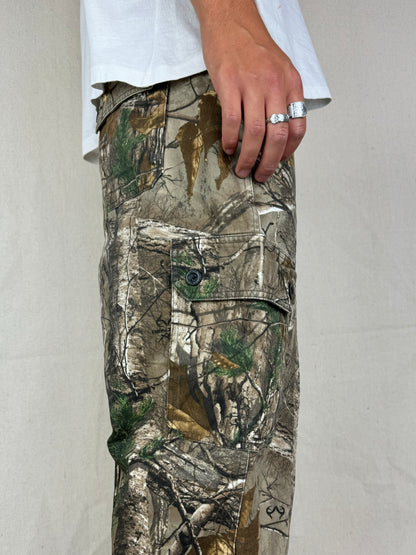 90's Realtree Camo Vintage Cargo Pants Size 35x31