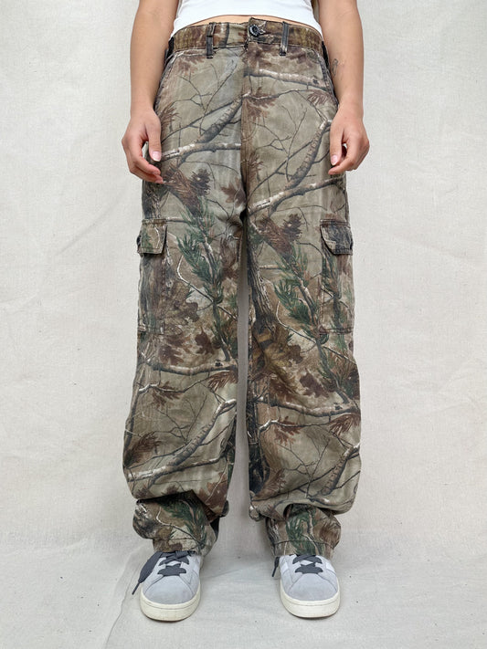 90's Realtree Camo Vintage Cargo Pants Size 31x33