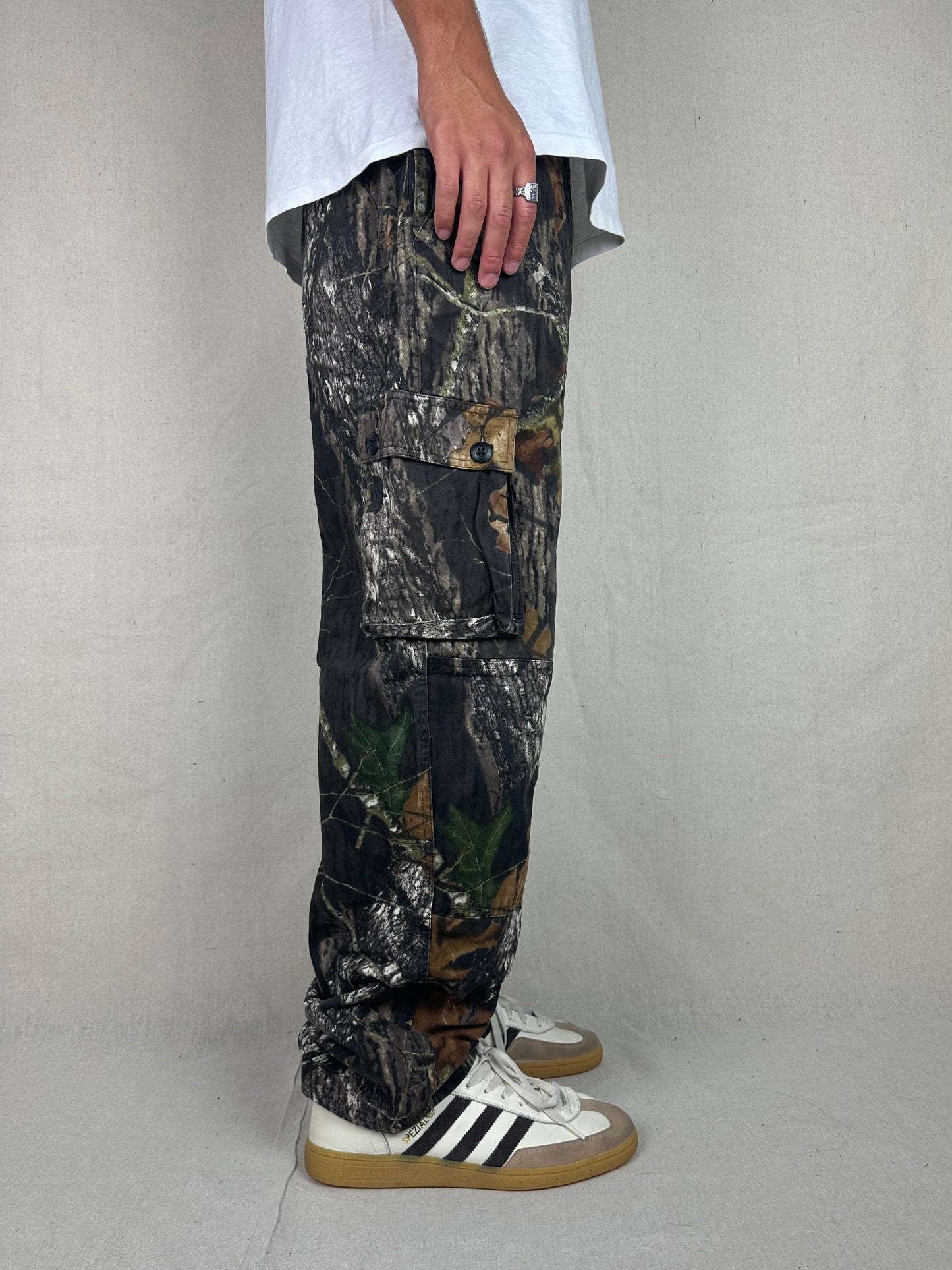 90's Cabela's Realtree Camo Vintage Cargo Pants Size 36x32