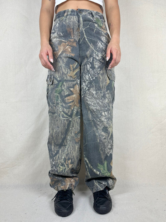 90's Realtree Camo Vintage Cargo Pants Size 28x30