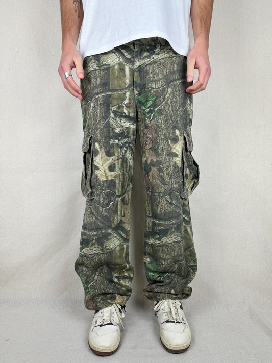 90's Realtree Camo Vintage Cargo Pants Size 36x32