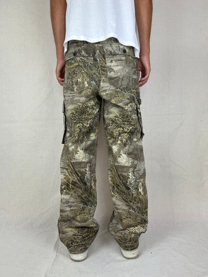 90's Realtree Camo Vintage Cargo Pants Size 33x31