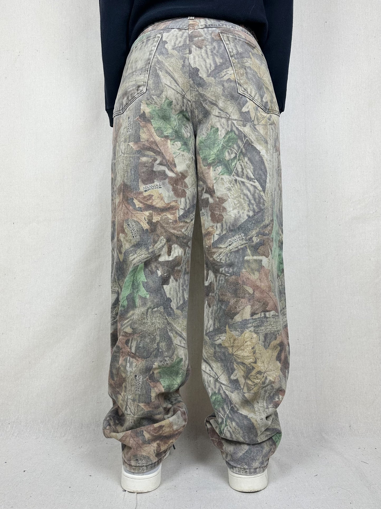 90's Realtree Camo Vintage Double Knee Jeans Size 31x32