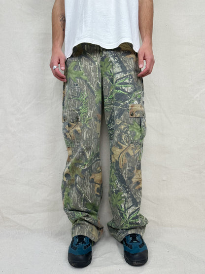90's Realtree Camo Vintage Cargo Pants Size 32x34
