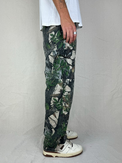 90's Ridgeline Buffalo Camo Vintage Cargo Pants Size 34x31