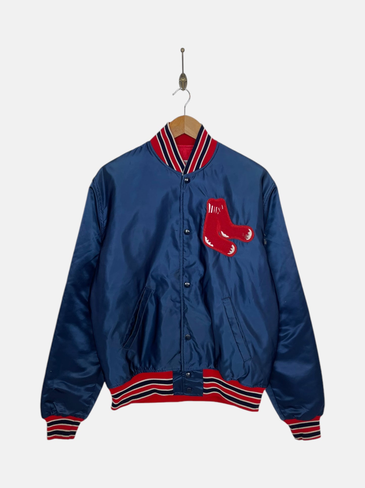 90's Boston Red Sox Vintage Satin Bomber Jacket Size S