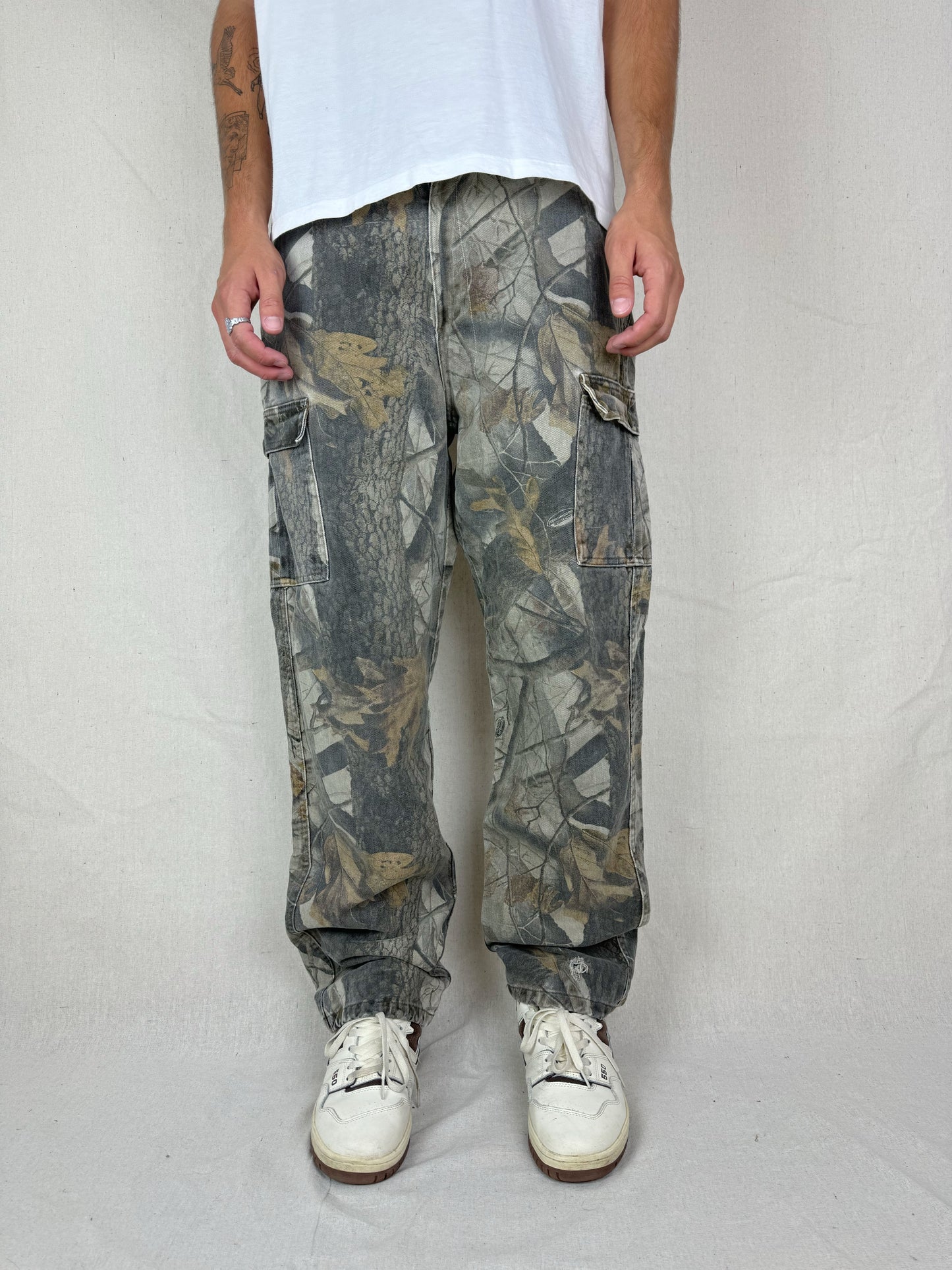 90's Realtree Camo Vintage Cargo Jeans Size 32x32