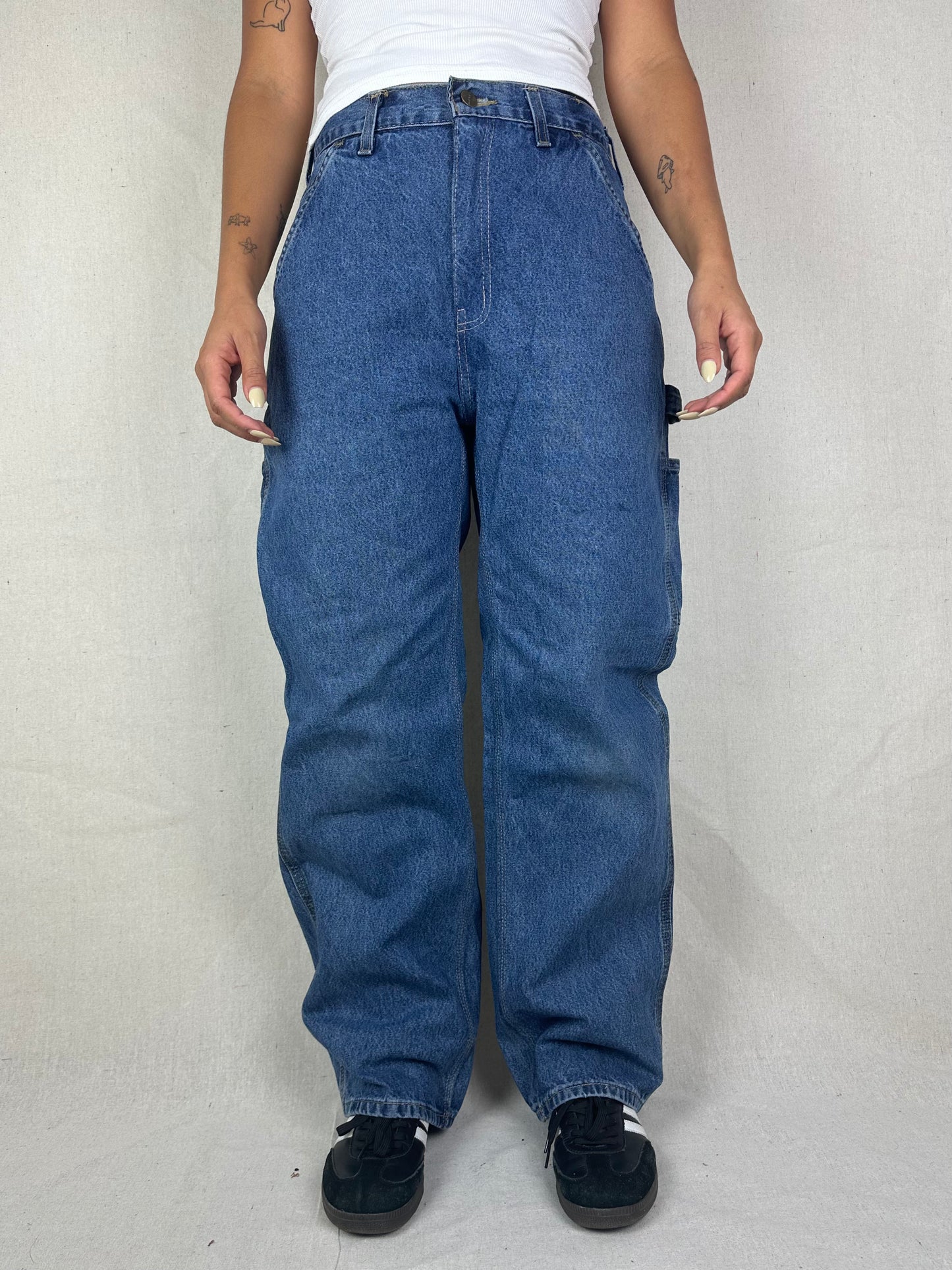 90's Carhartt Heavy Duty Vintage Carpenter Jeans Size 29x30