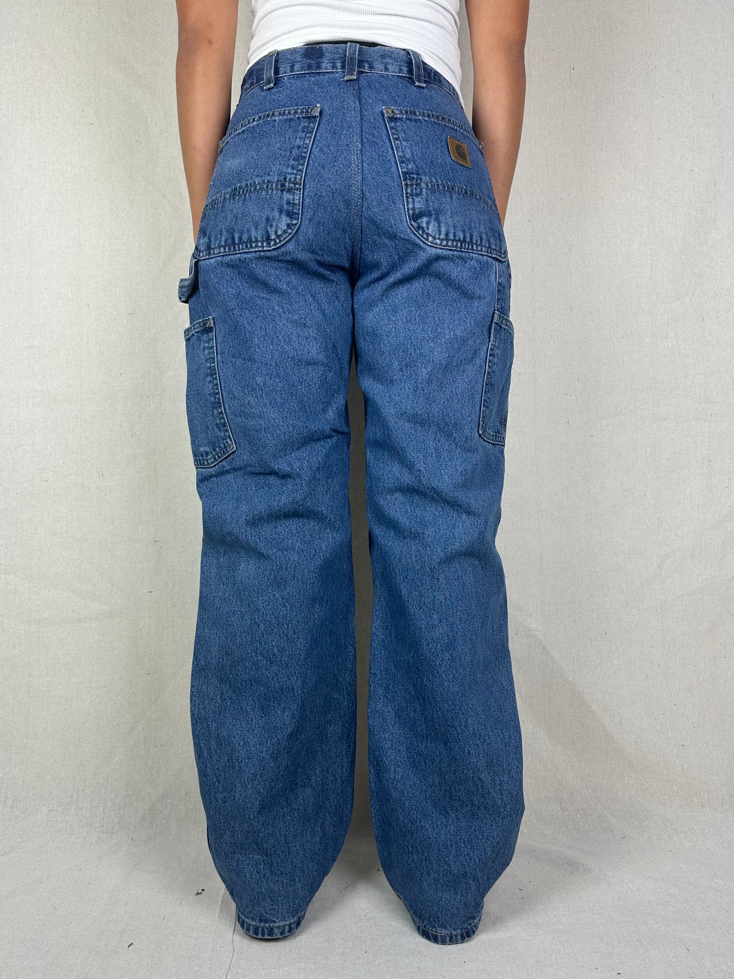 90's Carhartt Heavy Duty Vintage Carpenter Jeans Size 29x30