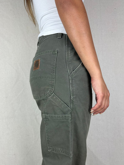 90's Carhartt Heavy Duty Vintage Carpenter Jeans Size 30x31