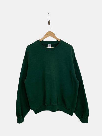 90's Green Vintage Sweatshirt Size L