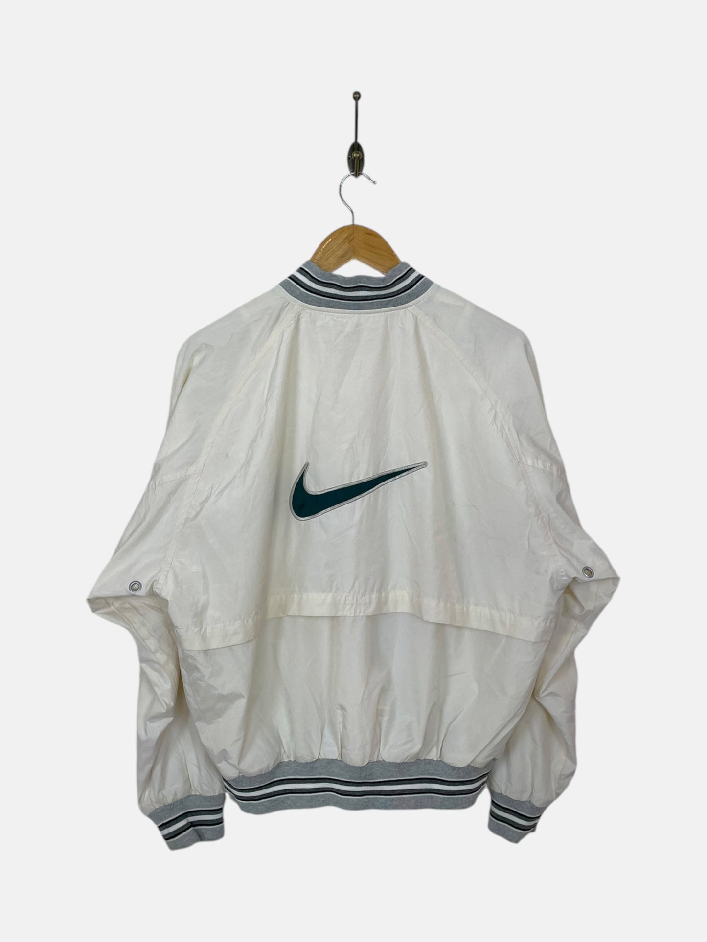 90's Nike Embroidered Vintage Light Bomber Jacket Size S