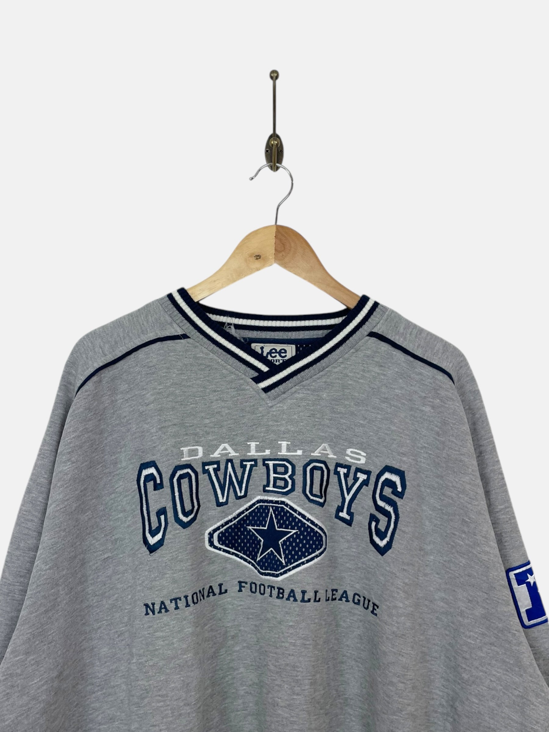 Vintage 90's Lee Sport NFL Dallas high quality Cowboys Embroidered Boxy Crewneck