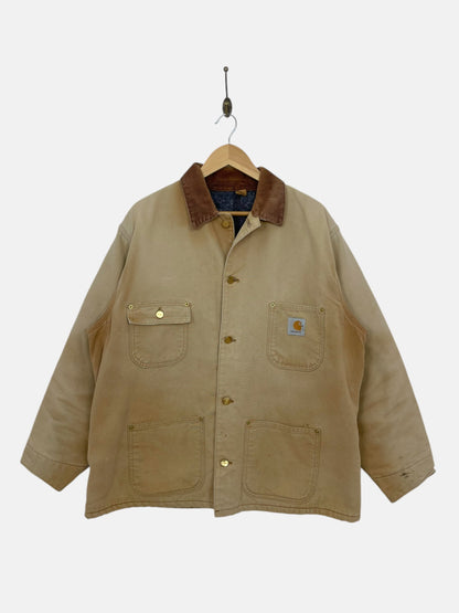 90's Carhartt Button Up Vintage Jacket Size L